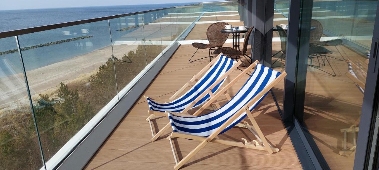 Apartament Morski Widok Nautic Park 51 Darlowko Buitenkant foto